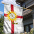 Yorkshire Heritage Personalized Garden Flag West Yorkshire White Rose - Wonder Print Shop