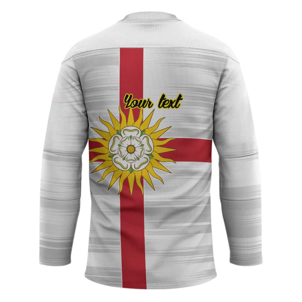 Yorkshire Heritage Personalized Hockey Jersey West Yorkshire White Rose - Wonder Print Shop