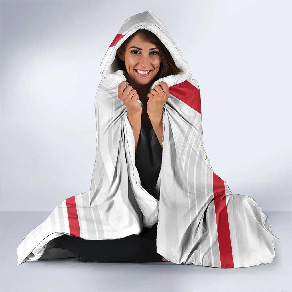 Yorkshire Heritage Personalized Hooded Blanket West Yorkshire White Rose - Wonder Print Shop