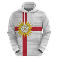 Yorkshire Heritage Personalized Hoodie West Yorkshire White Rose - Wonder Print Shop
