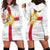Yorkshire Heritage Personalized Hoodie Dress West Yorkshire White Rose - Wonder Print Shop