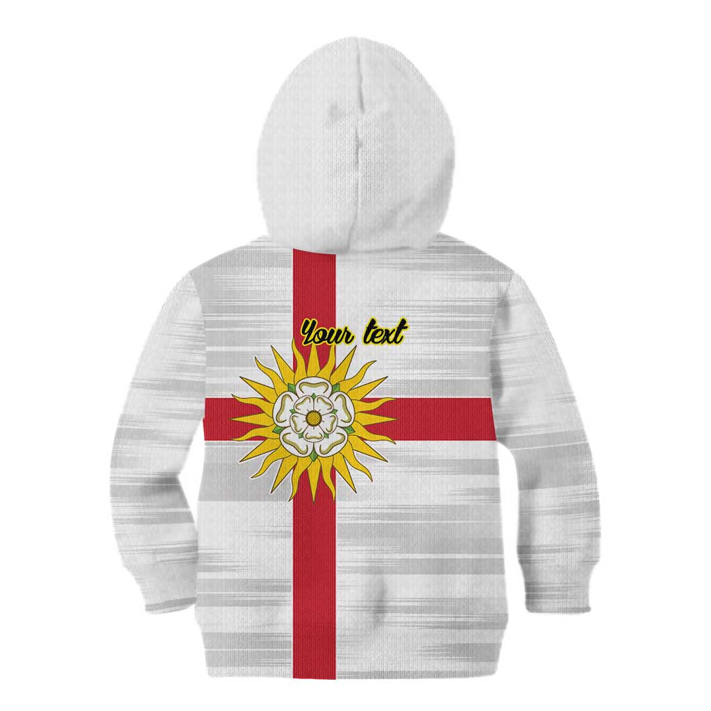 Yorkshire Heritage Personalized Kid Hoodie West Yorkshire White Rose - Wonder Print Shop