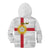 Yorkshire Heritage Personalized Kid Hoodie West Yorkshire White Rose - Wonder Print Shop