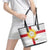 Yorkshire Heritage Personalized Leather Tote Bag West Yorkshire White Rose - Wonder Print Shop