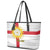Yorkshire Heritage Personalized Leather Tote Bag West Yorkshire White Rose - Wonder Print Shop