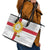 Yorkshire Heritage Personalized Leather Tote Bag West Yorkshire White Rose - Wonder Print Shop