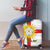 Yorkshire Heritage Personalized Luggage Cover West Yorkshire White Rose - Wonder Print Shop