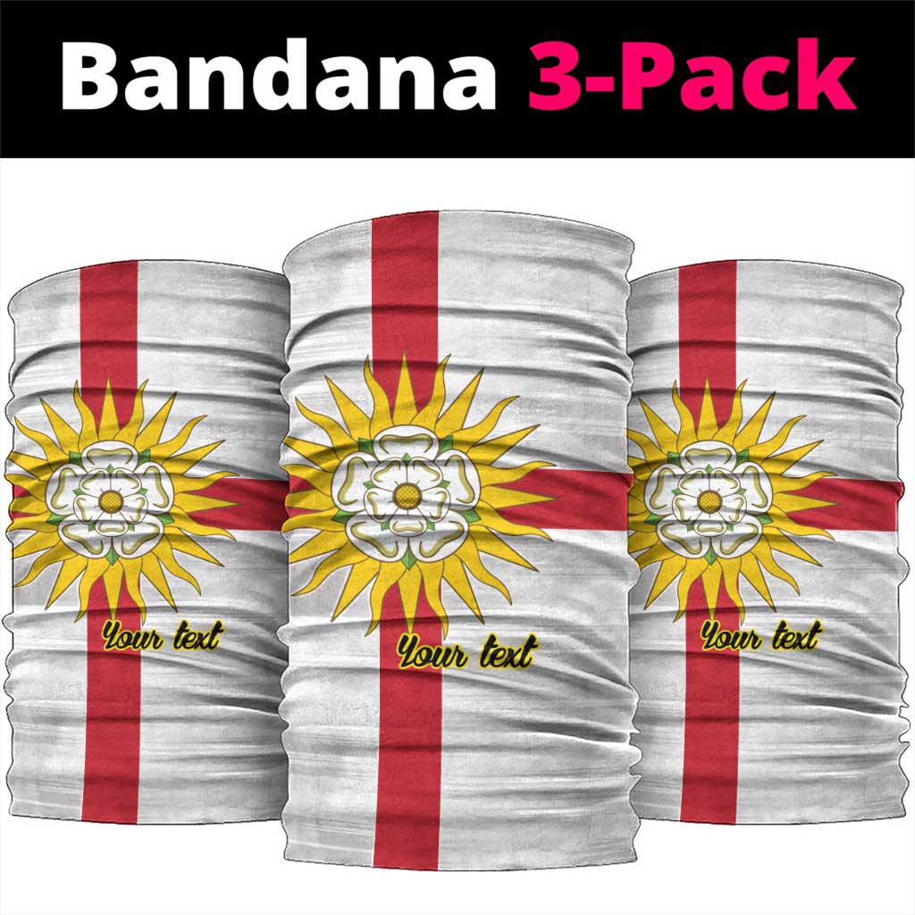 Yorkshire Heritage Personalized Neck Gaiter West Yorkshire White Rose - Wonder Print Shop