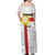 Yorkshire Heritage Personalized Off Shoulder Maxi Dress West Yorkshire White Rose - Wonder Print Shop