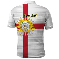 Yorkshire Heritage Personalized Polo Shirt West Yorkshire White Rose - Wonder Print Shop
