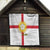 Yorkshire Heritage Personalized Quilt West Yorkshire White Rose - Wonder Print Shop