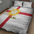 Yorkshire Heritage Personalized Quilt Bed Set West Yorkshire White Rose - Wonder Print Shop