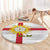 Yorkshire Heritage Personalized Round Carpet West Yorkshire White Rose - Wonder Print Shop