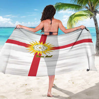 Yorkshire Heritage Personalized Sarong West Yorkshire White Rose - Wonder Print Shop