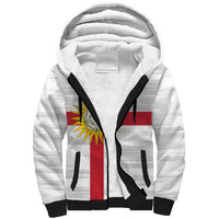 Yorkshire Heritage Personalized Sherpa Hoodie West Yorkshire White Rose - Wonder Print Shop