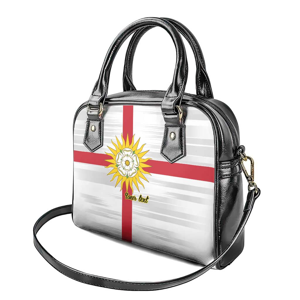Yorkshire Heritage Personalized Shoulder Handbag West Yorkshire White Rose - Wonder Print Shop