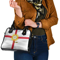 Yorkshire Heritage Personalized Shoulder Handbag West Yorkshire White Rose - Wonder Print Shop