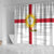 Yorkshire Heritage Personalized Shower Curtain West Yorkshire White Rose - Wonder Print Shop