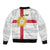 Yorkshire Heritage Personalized Sleeve Zip Bomber Jacket West Yorkshire White Rose - Wonder Print Shop