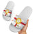 Yorkshire Heritage Personalized Slide Sandals West Yorkshire White Rose - Wonder Print Shop