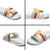 Yorkshire Heritage Personalized Slide Sandals West Yorkshire White Rose - Wonder Print Shop