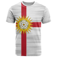 Yorkshire Heritage Personalized T Shirt West Yorkshire White Rose - Wonder Print Shop