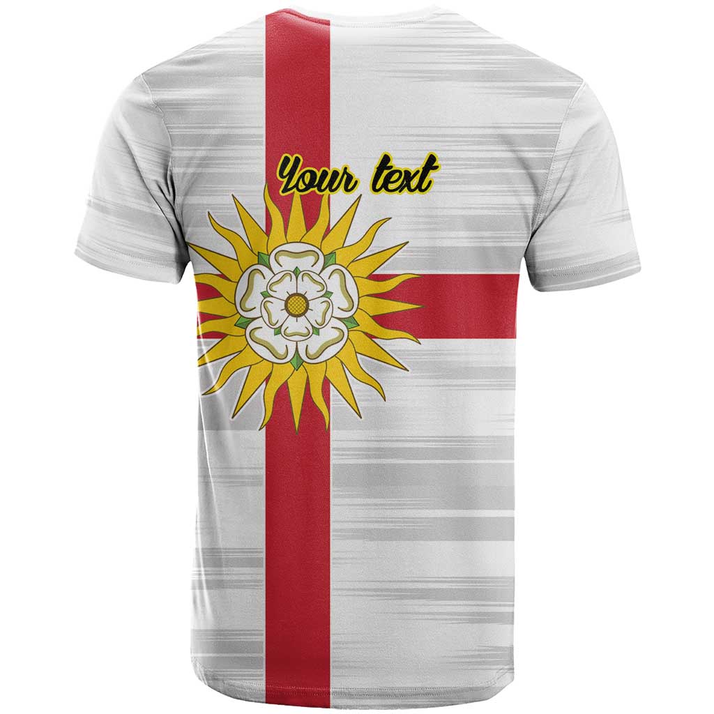 Yorkshire Heritage Personalized T Shirt West Yorkshire White Rose - Wonder Print Shop