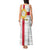 Yorkshire Heritage Personalized Tank Maxi Dress West Yorkshire White Rose - Wonder Print Shop
