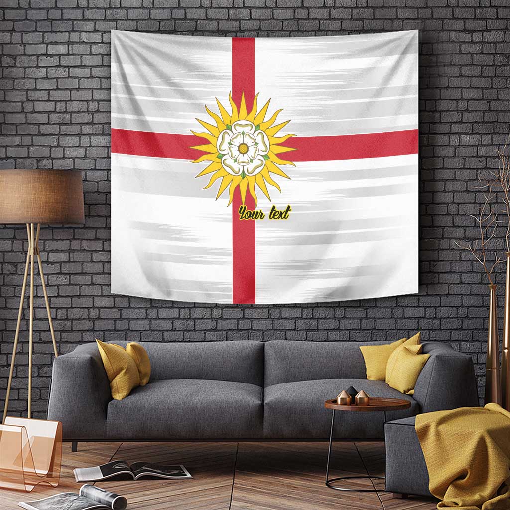 Yorkshire Heritage Personalized Tapestry West Yorkshire White Rose - Wonder Print Shop