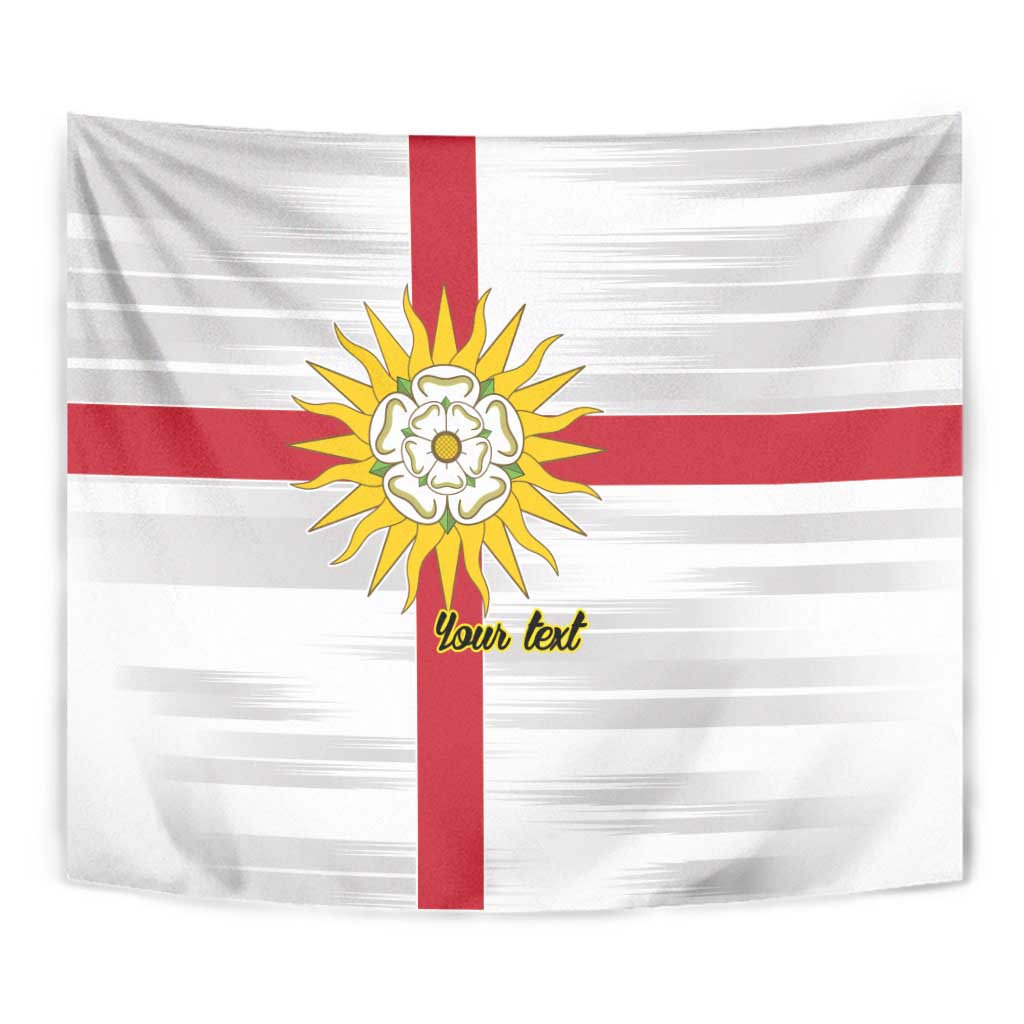 Yorkshire Heritage Personalized Tapestry West Yorkshire White Rose - Wonder Print Shop