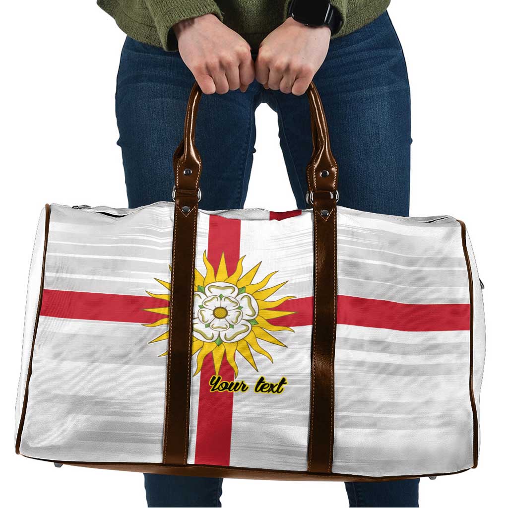 Yorkshire Heritage Personalized Travel Bag West Yorkshire White Rose - Wonder Print Shop