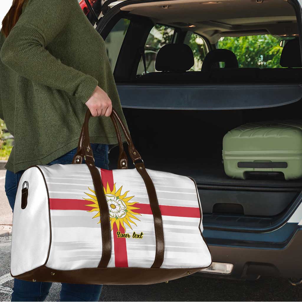 Yorkshire Heritage Personalized Travel Bag West Yorkshire White Rose - Wonder Print Shop