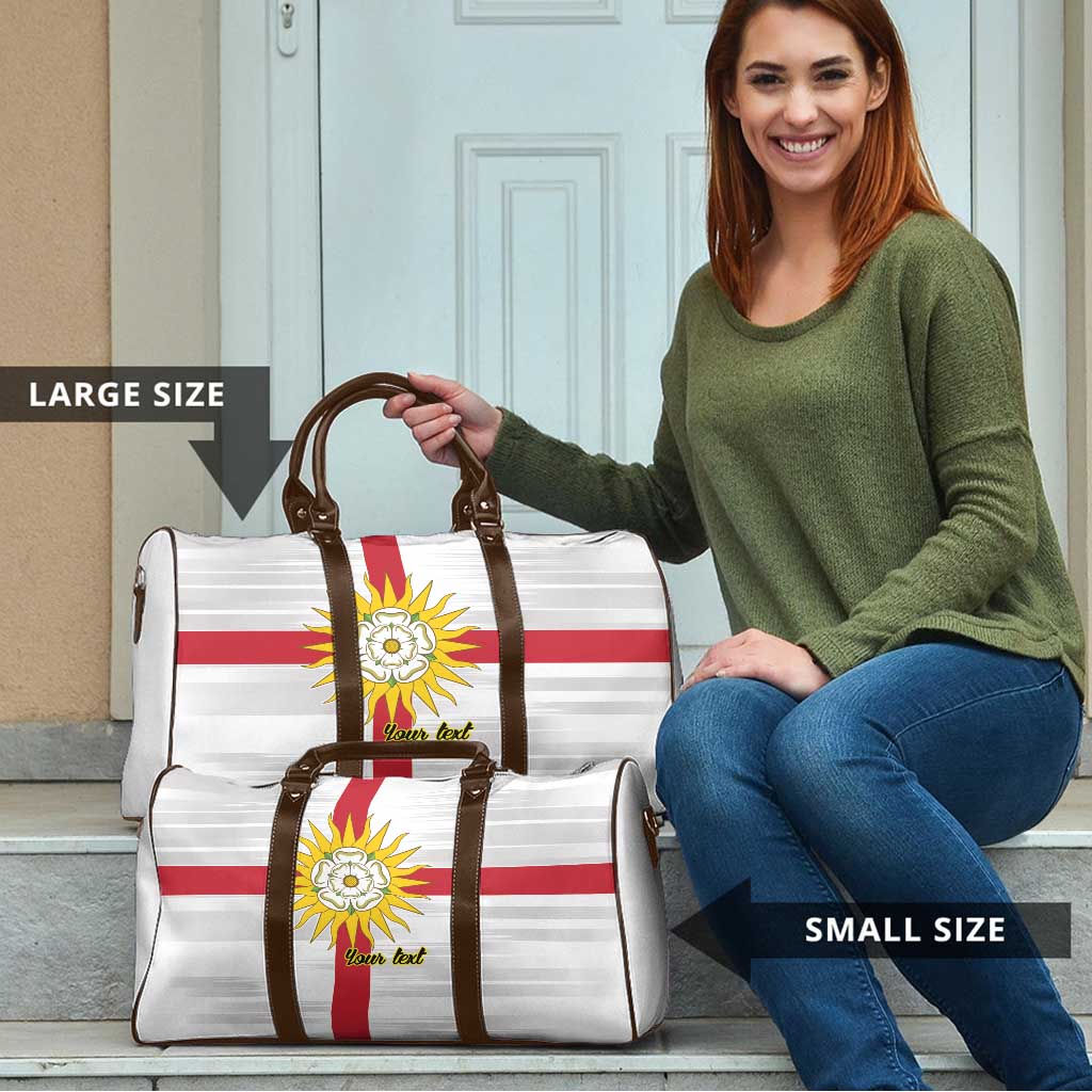 Yorkshire Heritage Personalized Travel Bag West Yorkshire White Rose - Wonder Print Shop