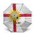 Yorkshire Heritage Personalized Umbrella West Yorkshire White Rose - Wonder Print Shop
