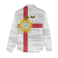 Yorkshire Heritage Personalized Women Casual Shirt West Yorkshire White Rose - Wonder Print Shop