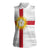 Yorkshire Heritage Personalized Women Sleeveless Polo Shirt West Yorkshire White Rose - Wonder Print Shop