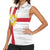 Yorkshire Heritage Personalized Women Sleeveless Polo Shirt West Yorkshire White Rose - Wonder Print Shop