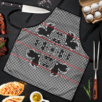 Charcoal Black Hearts Crown Traditional Geometry Apron Seanamarena Basotho Blanket Inspired