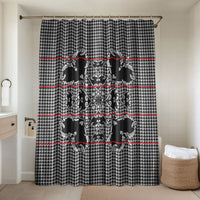 Charcoal Black Hearts Crown Traditional Geometry Bathroom Set Seanamarena Basotho Blanket Inspired