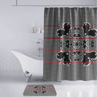 Charcoal Black Hearts Crown Traditional Geometry Bathroom Set Seanamarena Basotho Blanket Inspired