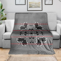 Charcoal Black Hearts Crown Traditional Geometry Blanket Seanamarena Basotho Blanket Inspired