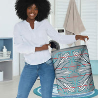 Cobalt Blue Khotso Mojalefa Poone Laundry Basket Basotho Khotso Blanket Inspired
