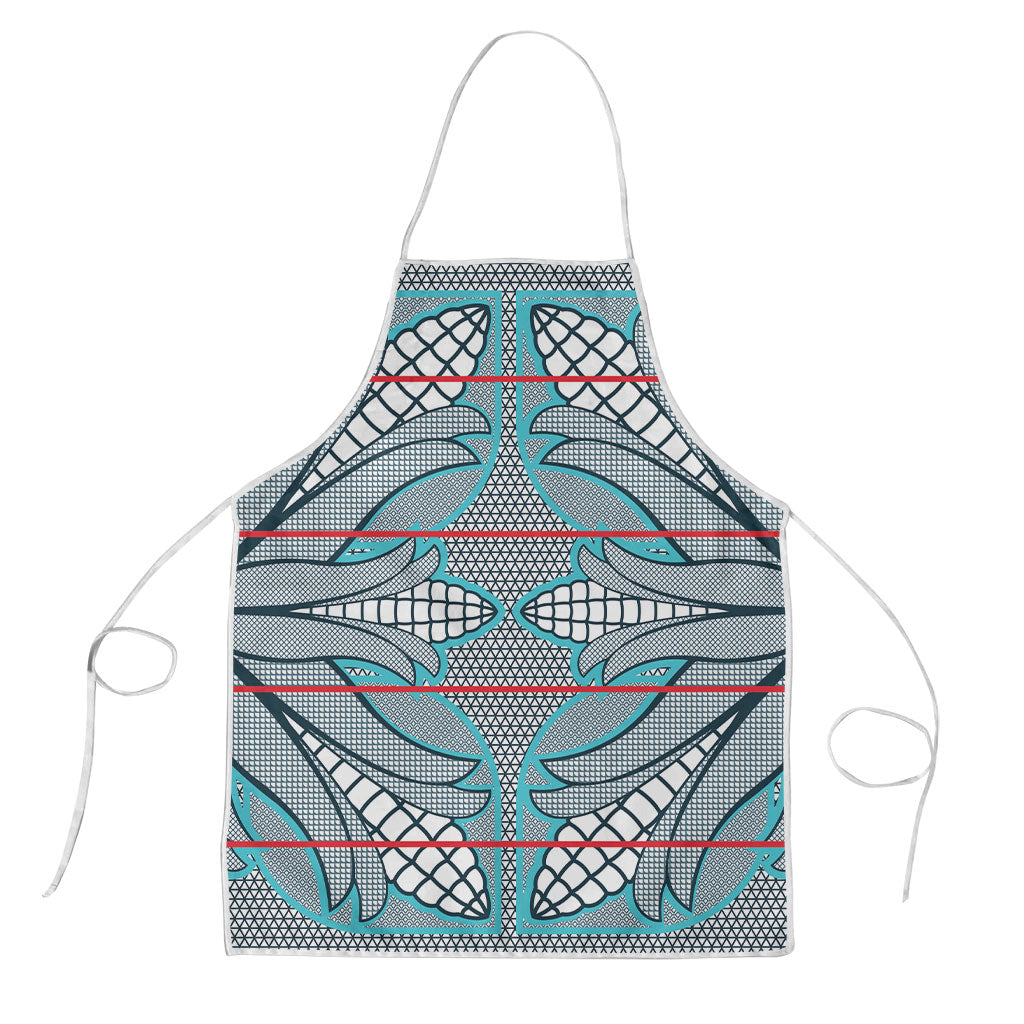 Cobalt Blue Khotso Mojalefa Poone Apron Basotho Khotso Blanket Inspired