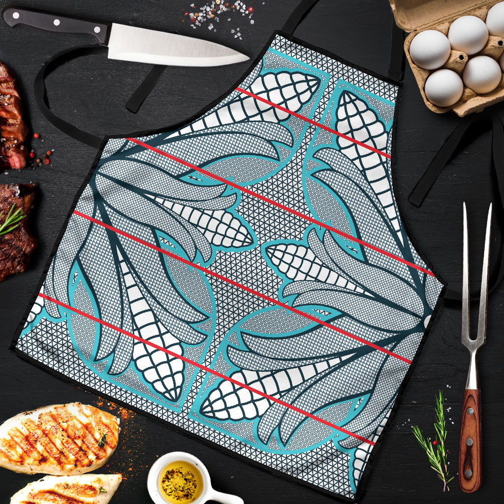 Cobalt Blue Khotso Mojalefa Poone Apron Basotho Khotso Blanket Inspired