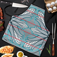 Cobalt Blue Khotso Mojalefa Poone Apron Basotho Khotso Blanket Inspired