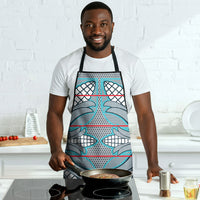 Cobalt Blue Khotso Mojalefa Poone Apron Basotho Khotso Blanket Inspired