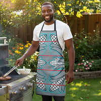 Cobalt Blue Khotso Mojalefa Poone Apron Basotho Khotso Blanket Inspired