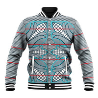 Cobalt Blue Khotso Mojalefa Poone Baseball Jacket Basotho Khotso Blanket Inspired