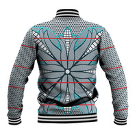 Cobalt Blue Khotso Mojalefa Poone Baseball Jacket Basotho Khotso Blanket Inspired