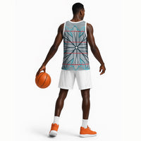 Cobalt Blue Khotso Mojalefa Poone Basketball Jersey Basotho Khotso Blanket Inspired